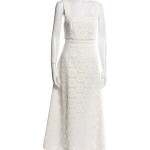 Zimmermann Eyelet Midi Dress